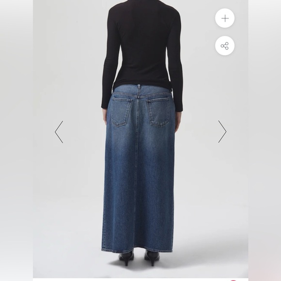 Agolde Leif skirt in Swing wash - Picture 3 of 5